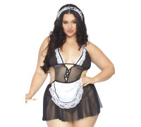Костюм горничной Leg Avenue Fantasy French Maid XL/XXL, платье, трусики, повязка