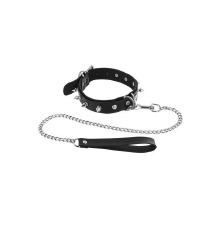 Ошейник с шипами и с поводком Fetish Tentation Spikes and Leash