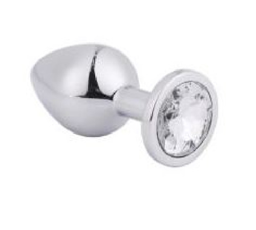 Анальна пробка Silver Metal Diamond, S
