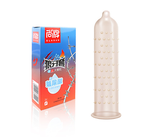 Ультратонкі презервативи Elasun у пухирцю, з термоефектом