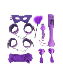 Набор для БДСМ игр Bondage Restraints Set, Purple