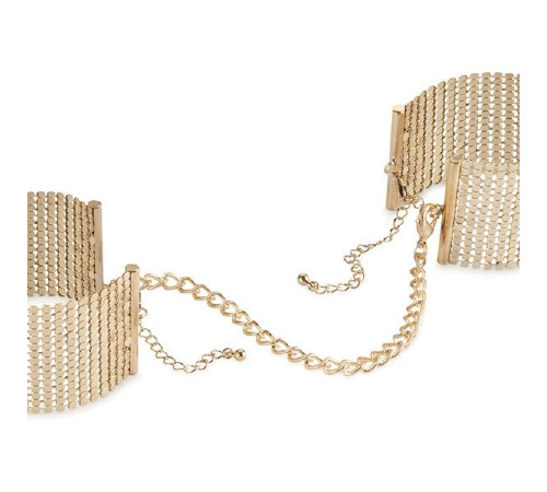 Наручники Bijoux Indiscrets Desir Metallique Handcuffs - Gold металлические, стильные браслеты