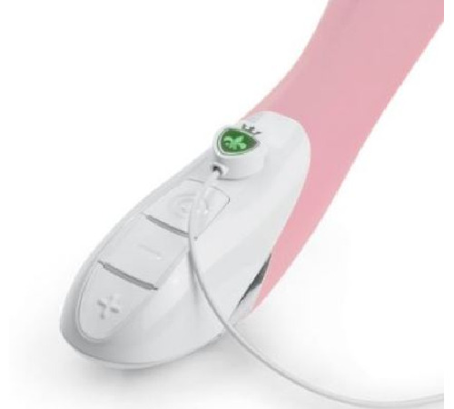 Вибратор-кролик Mystim Danny Divido Candy Rose с глубокой вибрацией, 2 мотора