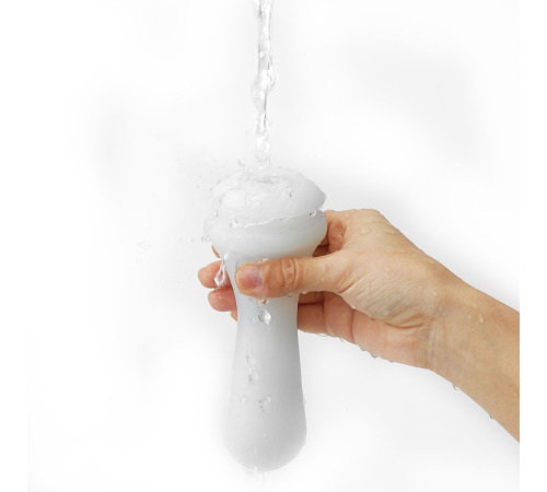 Мастурбатор Tenga Flex Silky White зі змінною інтенсивністю, можна скручувати
