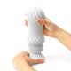 Мастурбатор Tenga Flex Silky White зі змінною інтенсивністю, можна скручувати