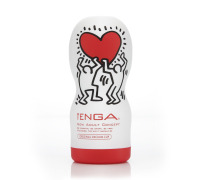 Мастурбатор Tenga Keith Haring Deep Throat Cup (глибоке горло) з вакуумною стимуляцією