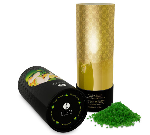 Соль для ванны Shunga Oriental Crystals Bath Salts ORGANIC - Lotus Flower (500 г) соль Мертвого моря