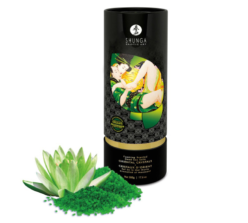 Соль для ванны Shunga Oriental Crystals Bath Salts ORGANIC - Lotus Flower (500 г) соль Мертвого моря