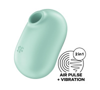 Вакуумный стимулятор с вибрацией Satisfyer Pro To Go 2 Mint