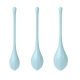 Набір йоні намистин Satisfyer Yoni Power 2 Light Blue, диаметр 2-2,5-3см, вес 22-44-73г