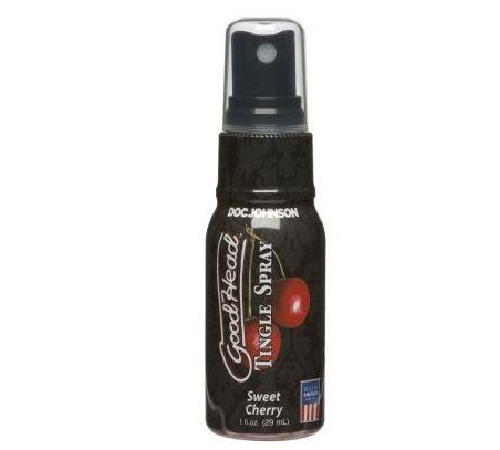 Спрей для мінету Doc Johnson GoodHead Tingle Spray - Sweet Cherry (29 мл) із стимулювальним ефектом