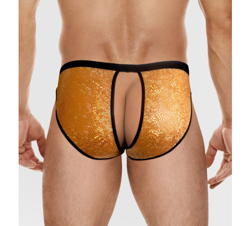 Виниловые мужские трусики с отверстием Джон