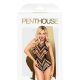 Боді з геометричним орнаментом Penthouse - Go Hotter Black XL
