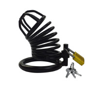 Пояс вірності чоловічий, модель А, 50 мм діаметр кільця ЧОРНИЙ