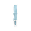 Вибратор-кролик Satisfyer Love Me Blue, гибкий, отросток с тройным кончиком