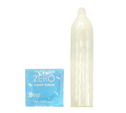 Ультратонкі презервативи OLO ZERO з гілауроной кислотою в якості мастила 3 шт