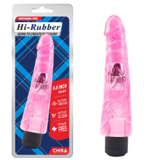 Вибратор розовый Chisa Hi-Rubber