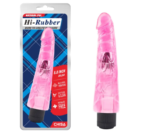 Вібратор рожевий Chisa Hi-Rubber