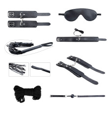 Набор БДСМ аксессуаров Alive Secret Desires Black BDSM Kit (8 pcs)