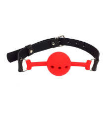 Воздухопроницаемый кляп NeDlyaSkuki Gag Ball Красный