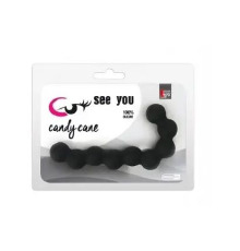 АНАЛЬНЫЕ БУСЫ SEE YOU CANDY CANE ANAL BEADS BLACK