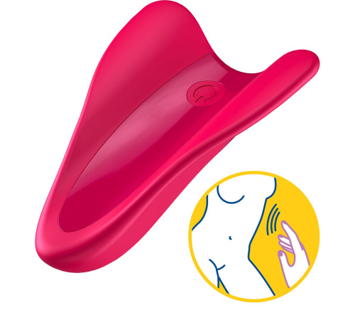 Вібратор на палець Satisfyer High Fly Red