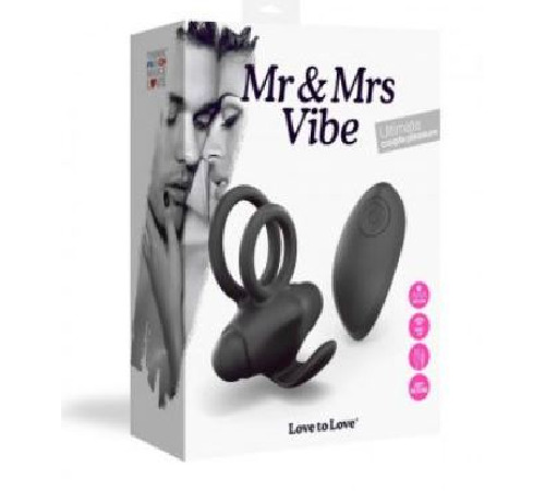 Эрекционное виброкольцо Love To Love Mr & Mrs VIBE с пультом д/у