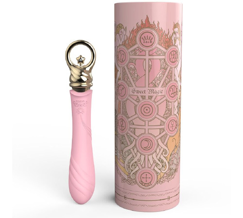 Вібратор для точки G із підігрівом Zalo Sweet Magic - Courage Fairy Pink