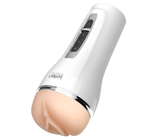 Інтелектуальний мастурбатор Leten Yui Hatano з вібрацією, голосом і турборежимом