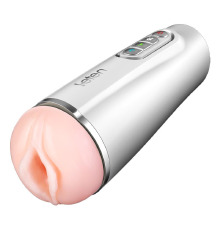 Интеллектуальный мастурбатор Leten EVA с вибрацией, автоматическим сжатием и голосом