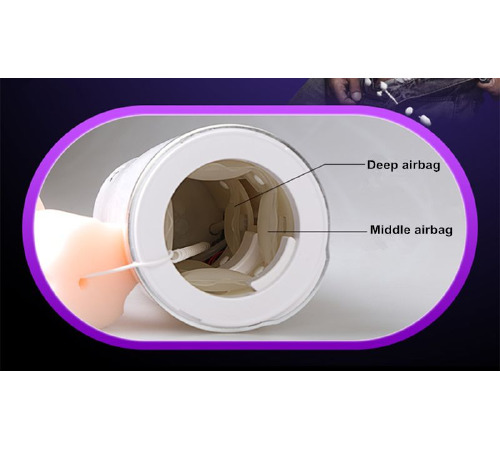 Інтелектуальний мастурбатор Leten EVA з вібрацією, автоматичним стисканням і голосом