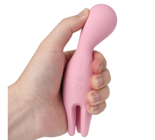 Подвійний вібратор для чутливих зон Svakom Nymph Pale Pink
