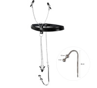 Бондажний набір із металевим анальним гаком №3 Art of Sex Blanca Bondage set with anal hook №3