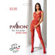 Эротический бодистокинг с рисунком Passion BS085 red