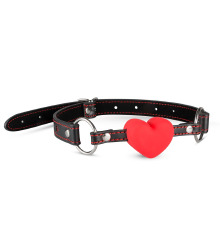 Силіконовий кляп у вигляді серця Whipped - Heart Ball Gag