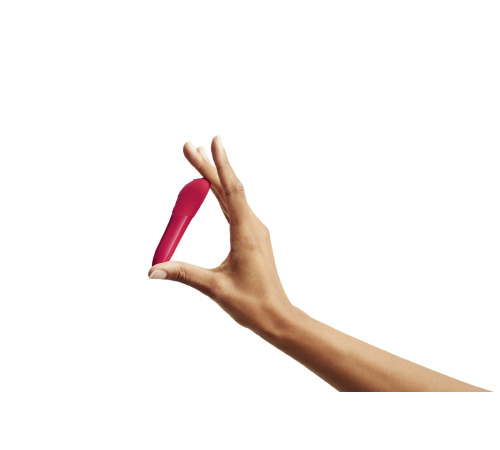 Мощная вибропуля Tango X Cherry Red by We-Vibe, 7 режимов вибрации, 8 уровней интенсивности