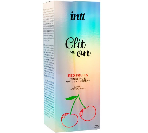 Возбуждающий спрей для клитора Intt Clit Me On Red Fruits Warming Effect 12 мл, согревающий эффект