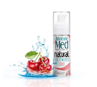 Лубрикант на водній основі з екстрактом фітопланктону Amoreane Cherry (50 мл), морський колаген