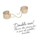 Наручники Bijoux Indiscrets Desir Metallique Handcuffs - Gold металлические, стильные браслеты