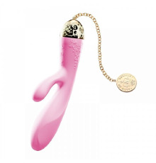 Вибромассажер - кролик с функцией управления со смартфона ZALO Rosalie, Rouge Pink