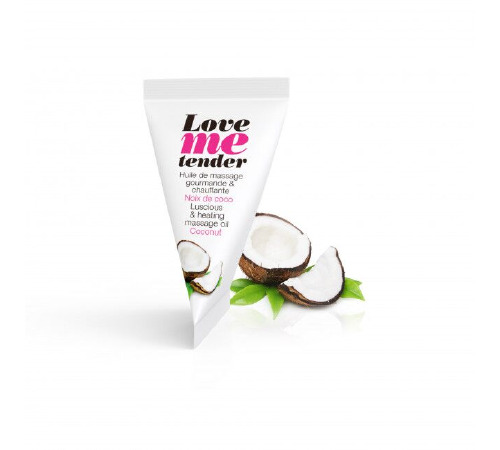 Массажное масло Love To Love - Love Me Tender, Noix De Coco (10 мл), аромат кокоса, без парабенов