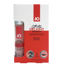 Гель для оральных ласк System JO Oral Delight - Strawberry Sensation (30 мл), эффект холод-тепло