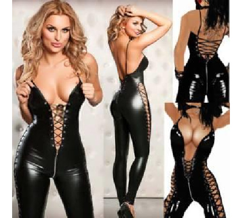 Сексуальный виниловый костюм Паяти