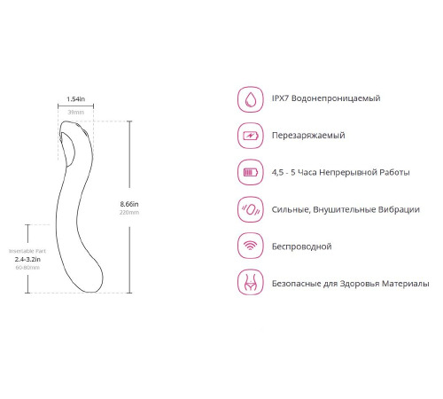 Осцилюючий смарт вібратор для точки G Lovense Osci 2