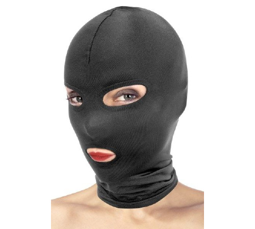 Капюшон для БДСМ з відкритими очима та ротом Fetish Tentation
