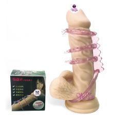 Насадка на член 4 Кольца гелевая