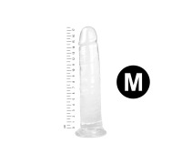 Гелевий реалістичний фалоімітато Denis розмір M, Довжина 17,5 см, Діаметр 3,4 см, Прозорий