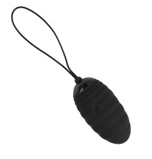 Виброяйцо Adrien Lastic Ocean Breeze Black с пультом ДУ, 10 режимов работы