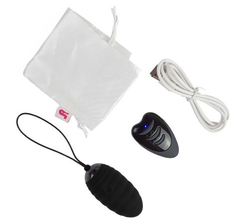 Виброяйце Adrien Lastic Ocean Breeze Black з пультом ДК