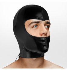 Маска BDSM открытые глаза и нос на шнуровке